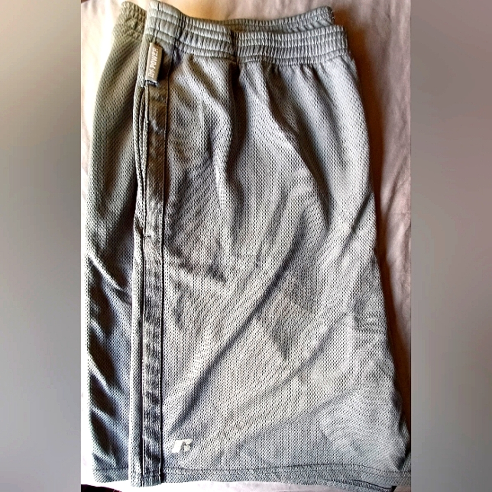Russel Athletic Gray Shorts Men's Large Look New but Worn Waistband